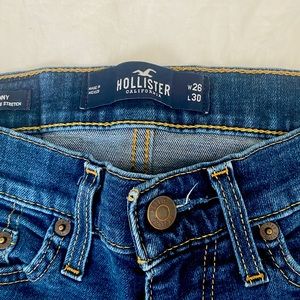 hollister skinny jeans 26/30